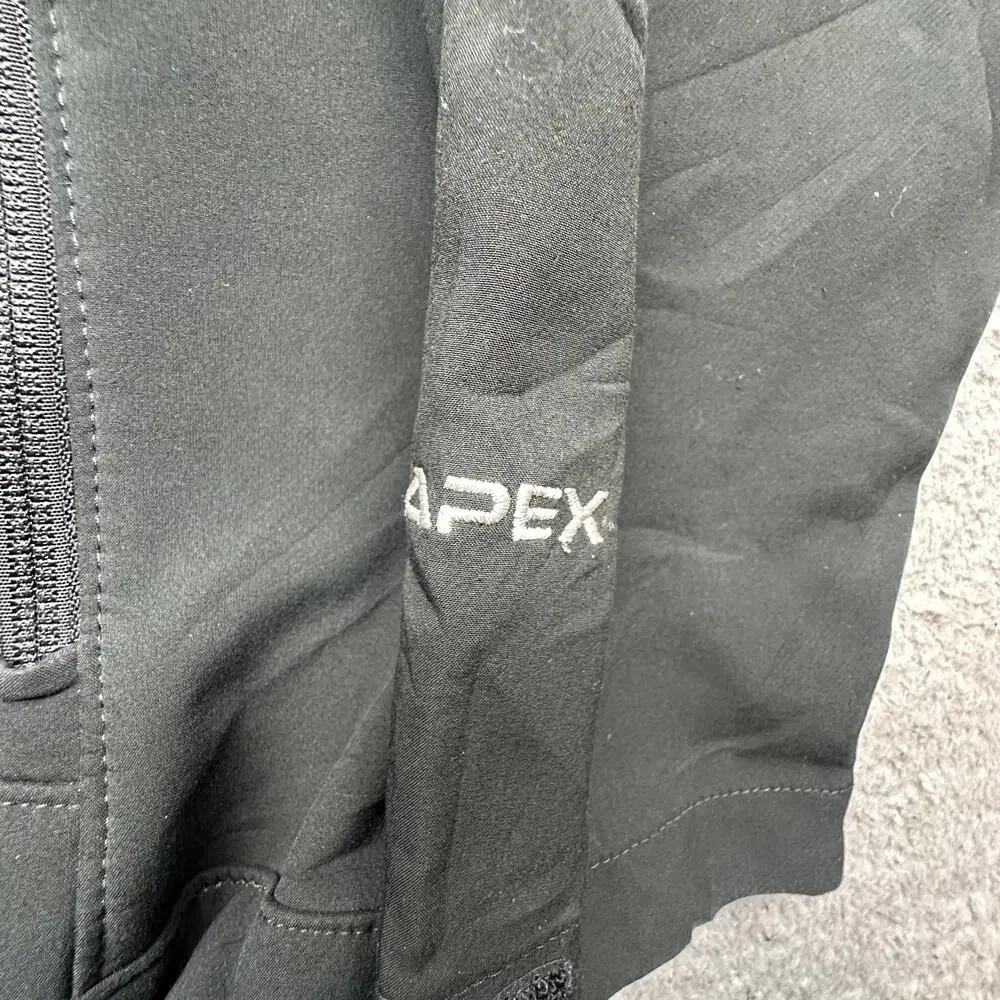 The North Face Apex Bionic Softshell Jacket Mens Medium Full Zip Black
